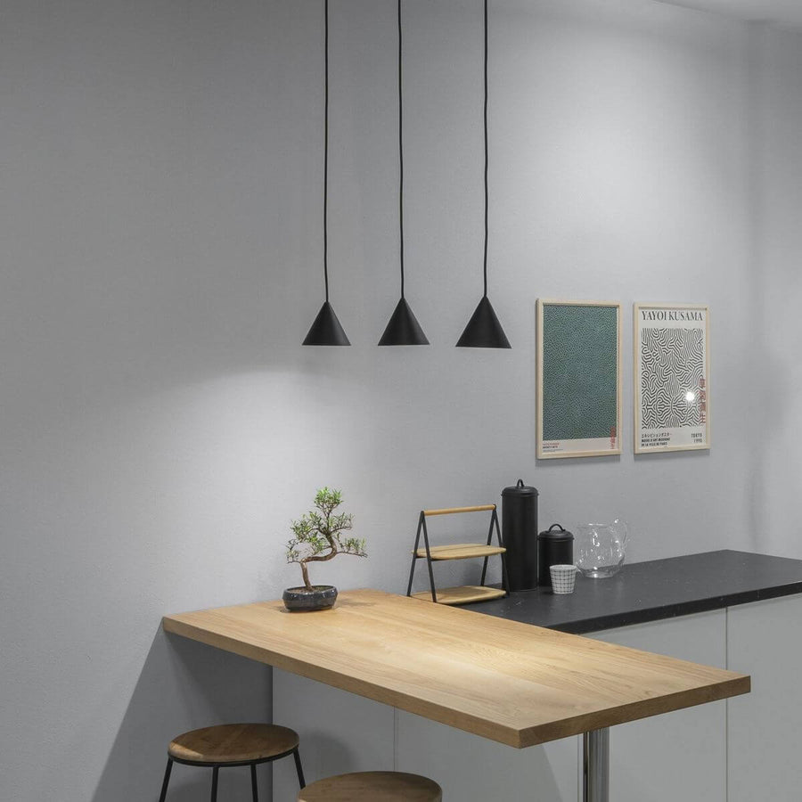 Suspension A-line noire, Ø 13 cm