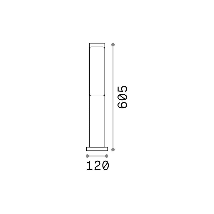 Lampadaire extérieur Etere marron (246956)