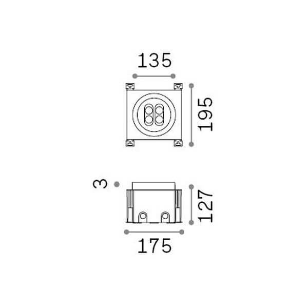 Luminaire extérieur Taurus, L 19,5 cm (277011)