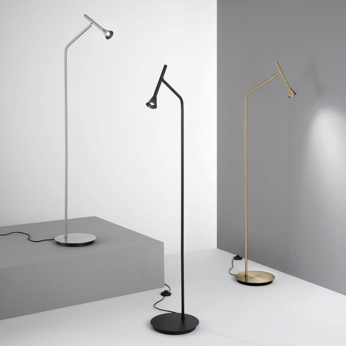 Lampadaire Diesis laiton