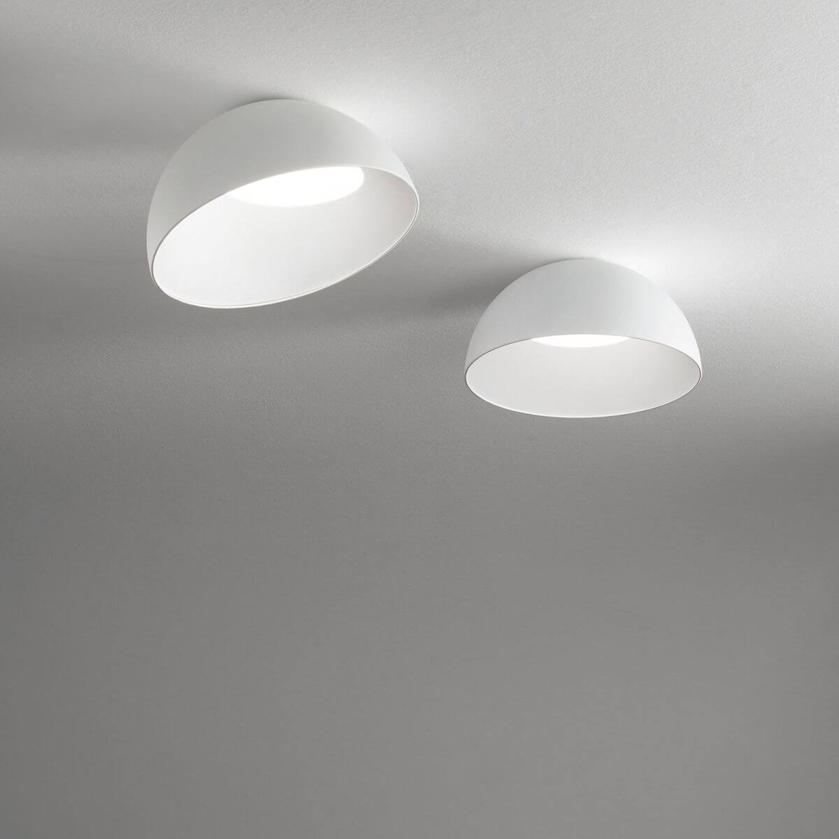 Plafonnier Corolla blanc, verre (297101)