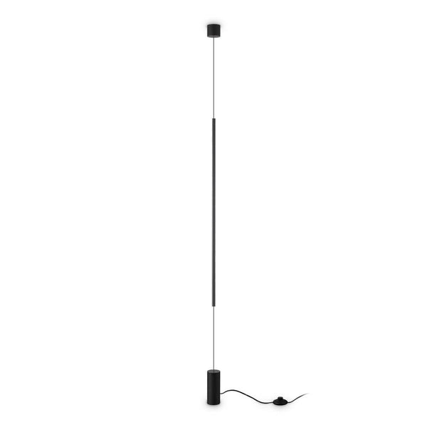 Lampadaire Filo noir, verre