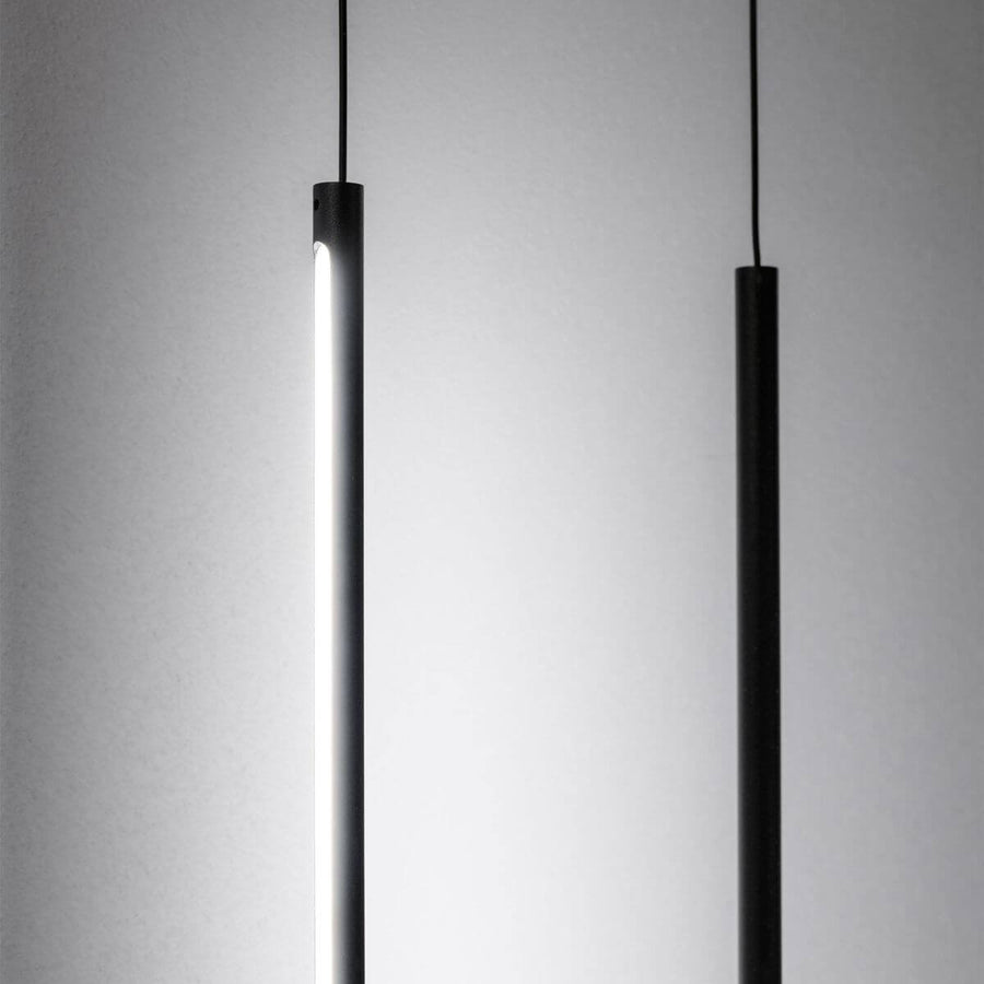 Lampadaire Filo noir, verre