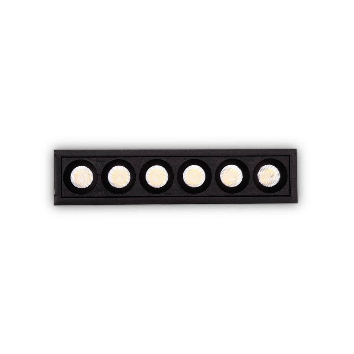 Spot encastrable Lika noir, L 2,8 cm (305813)