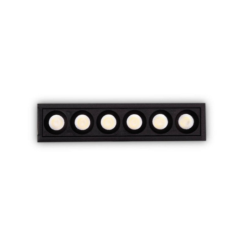 Spot encastrable Lika noir, L 2,8 cm (305813)