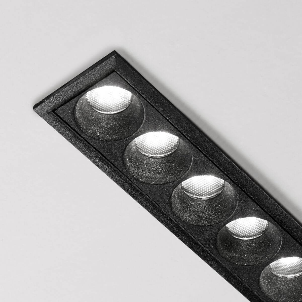 Spot encastrable Lika noir, L 2,8 cm (305813)