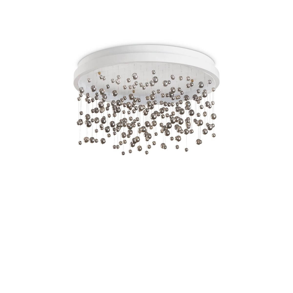 Plafonnier Armony blanc, verre, Ø 60 cm