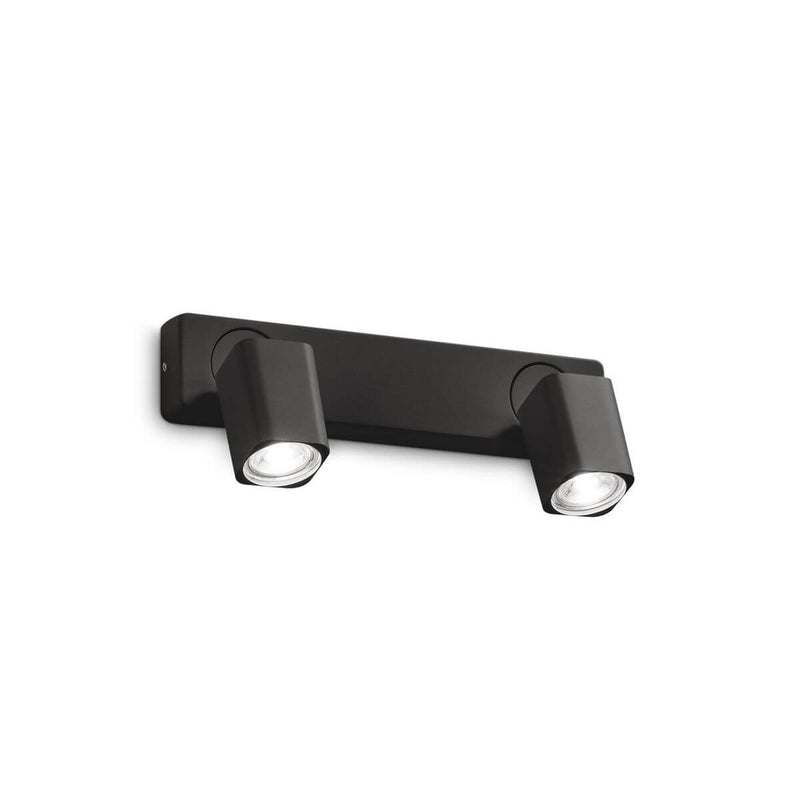 Applique murale Rudy 2 lumières noire (321509)
