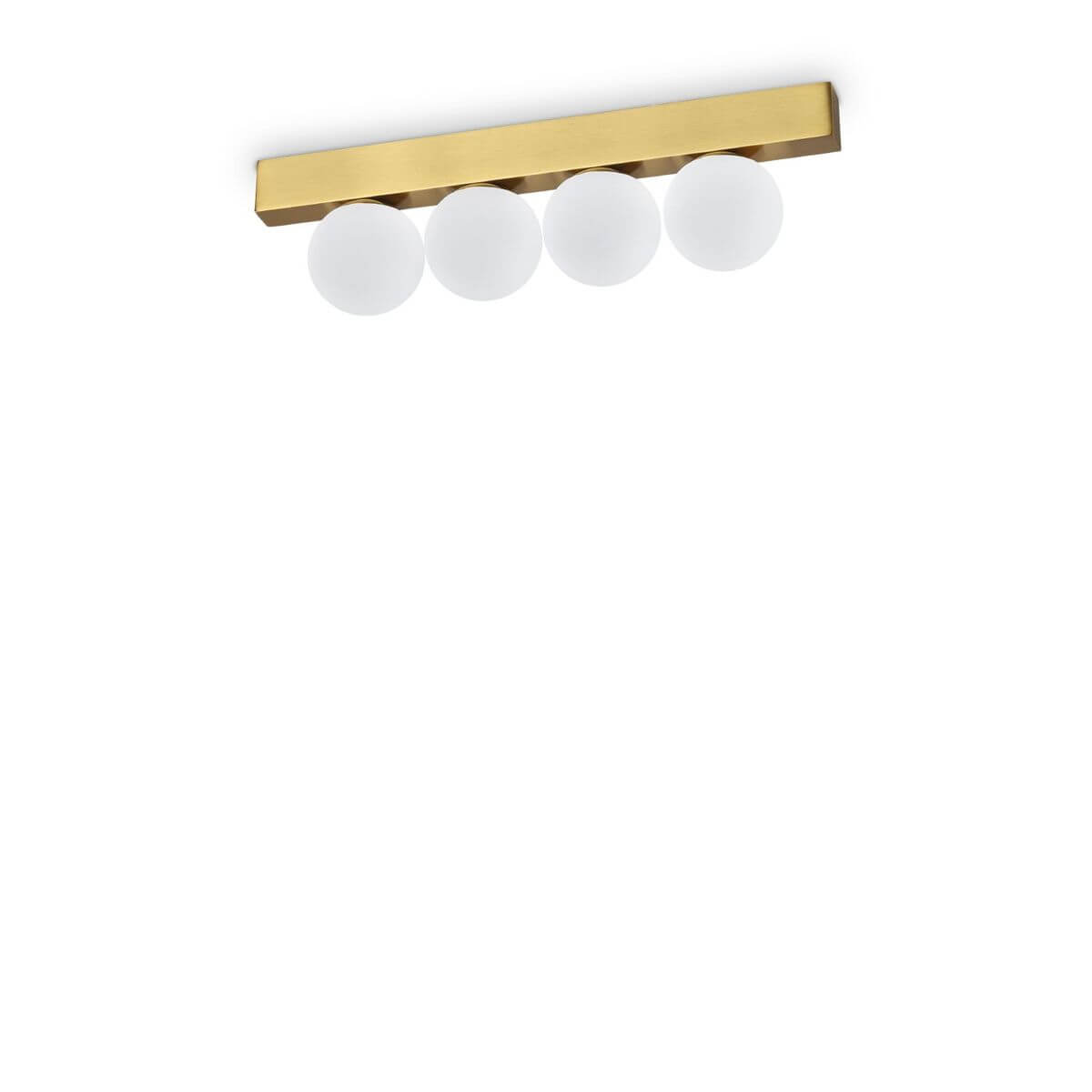 Plafonnier Ping Pong laiton, verre (328249)