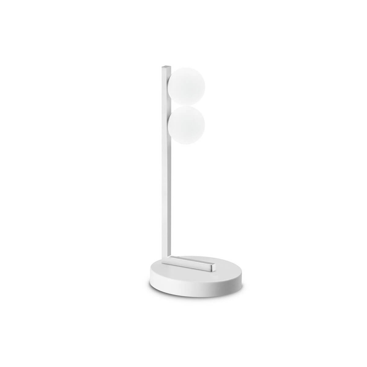 Lampe à poser Ping Pong blanche, verre