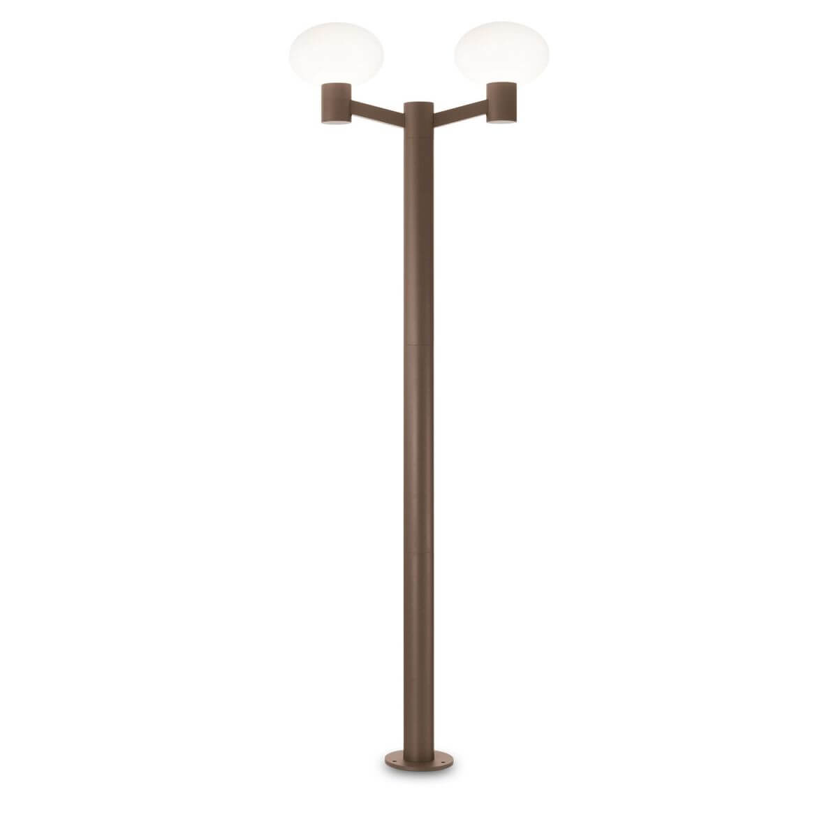 Lampadaire extérieur Clio 2 lumières marron