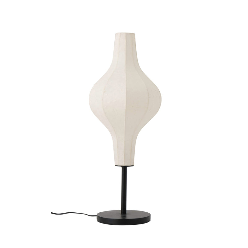 Lampe à poser en papier naturel
