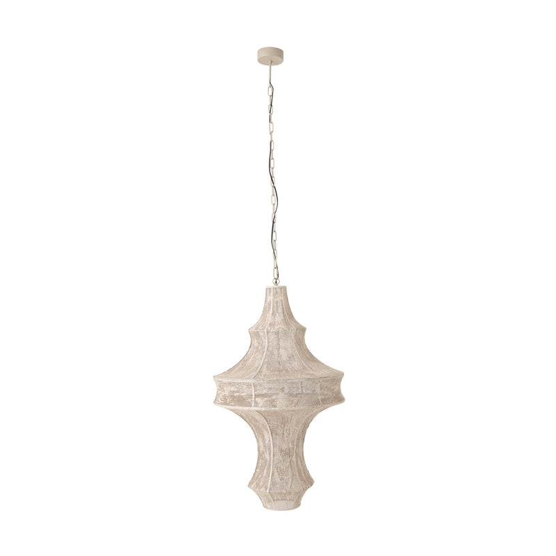 Suspension Oumi en fer blanc