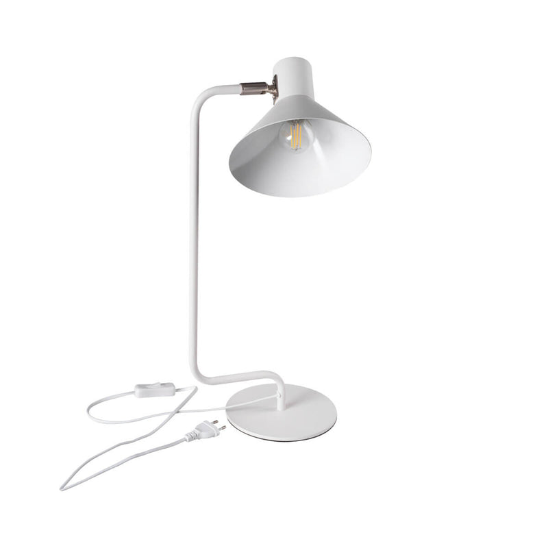 Lampe à poser Nedia blanche