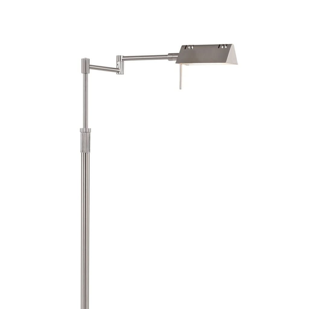 Lampe Sol Réglable Acier Brossé | Tyla - Designix Luminaire