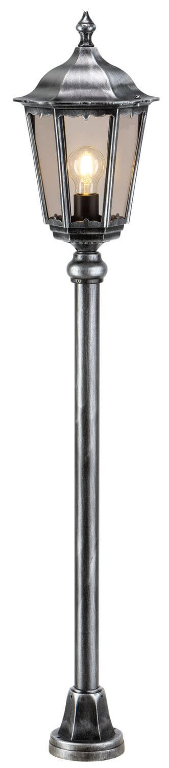 Borne extérieure Made noire et argentée (1113)