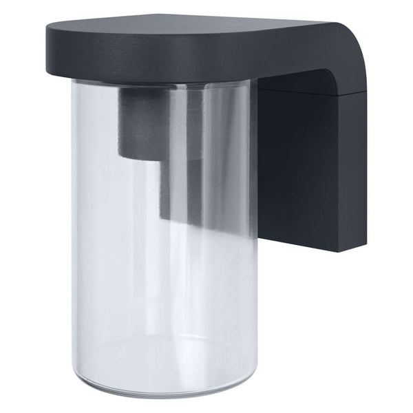 Applique extérieure Endura Classic Cascade transparente et aluminium