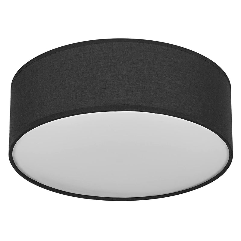 Plafonnier Orbis Paris noir, tissu