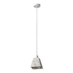 Suspension Gleam blanche et beige