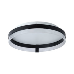 Plafonnier Circle noir, Ø 40 cm