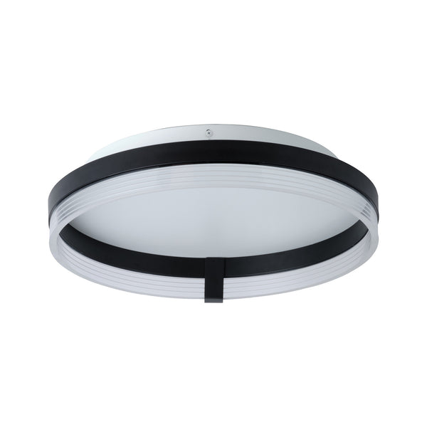 Plafonnier Circle noir, Ø 40 cm