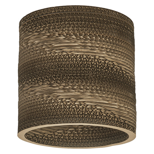 Plafonnier Cardboard Cylinder marron