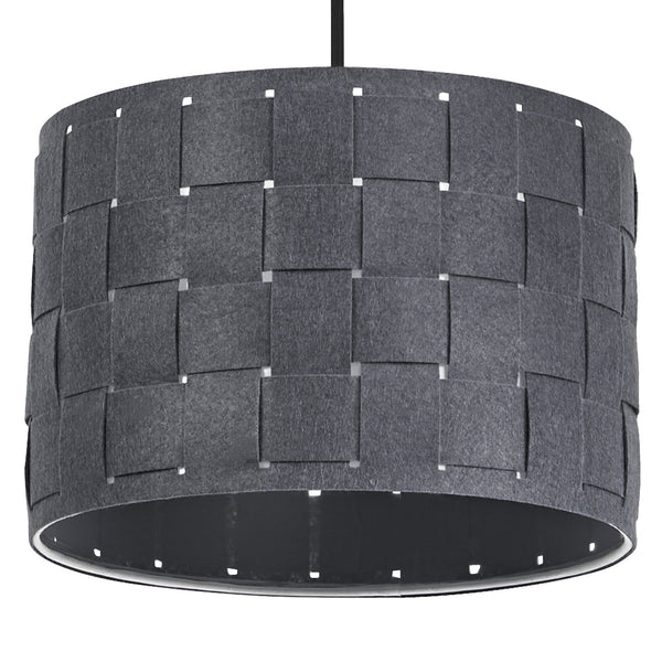 Suspension Felt Weaving anthracite, Ø 28 cm