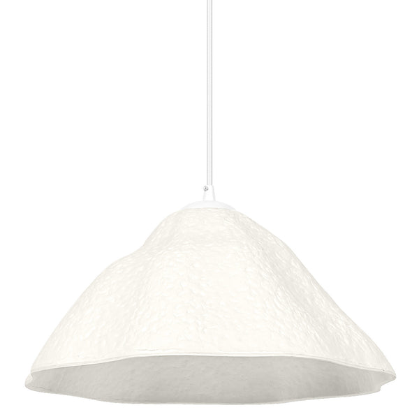 Suspension Lotus Leaf blanche