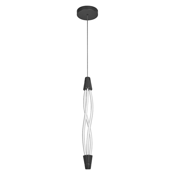 Suspension Swirl anthracite, H 112 cm
