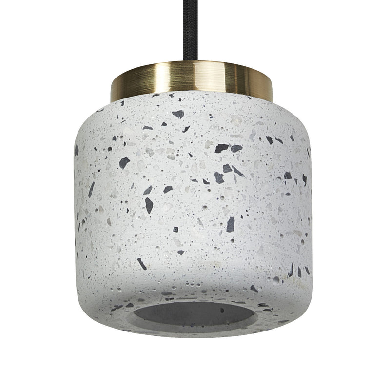 Suspension Terazzo Ball blanche