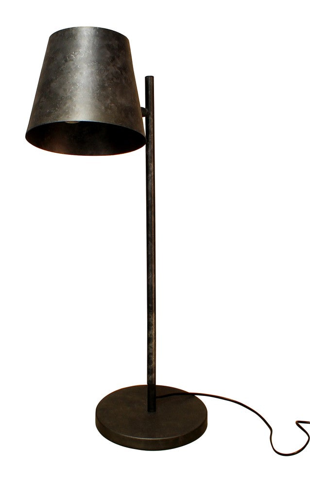 Lampe à poser Colt rouille et grise