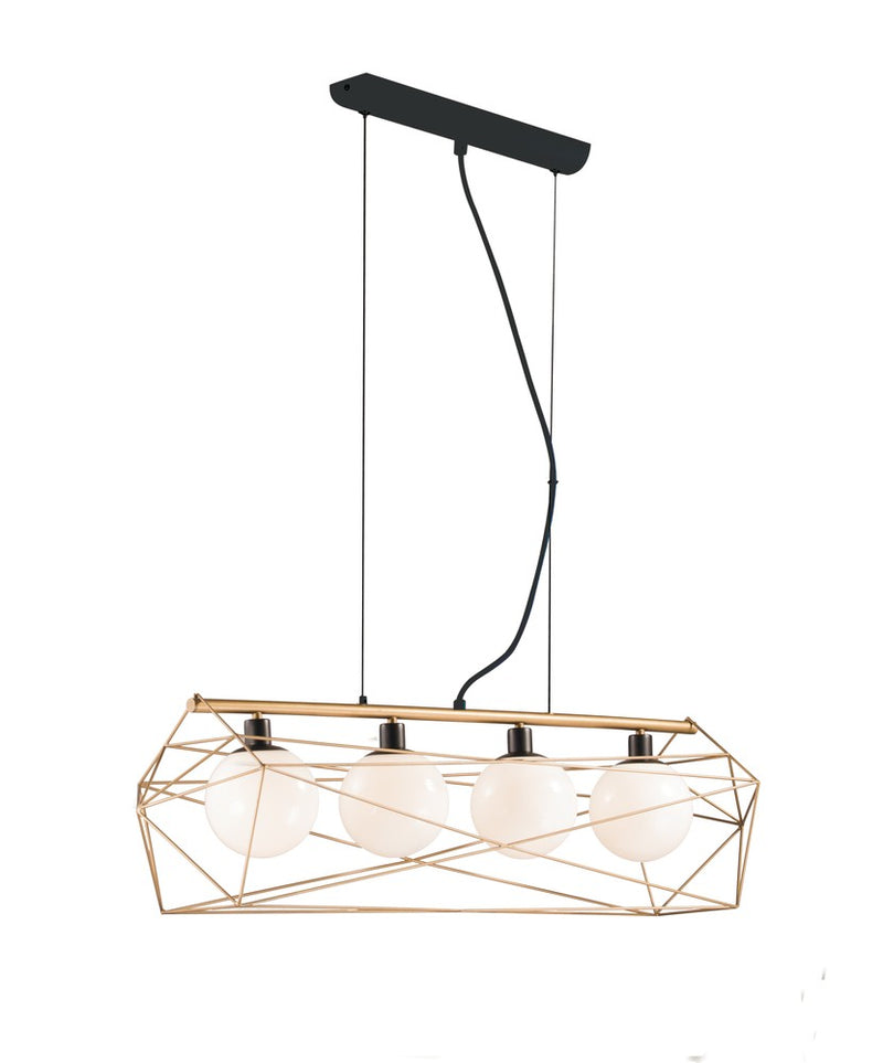 Suspension Abraxas dorée et noire (I-ABRAXAS-S4-ORO)