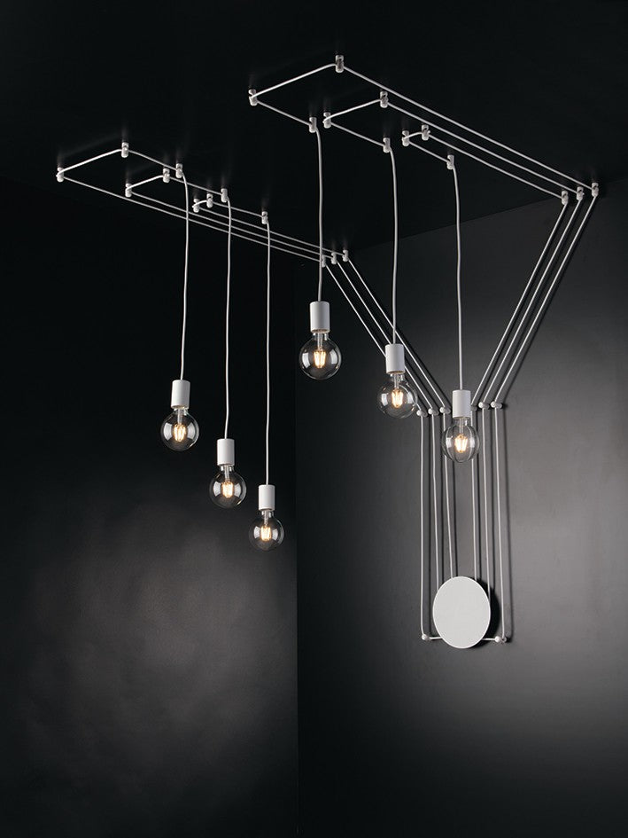 Plafonnier Habitat blanc (I-HABITAT-PL6-BCO)