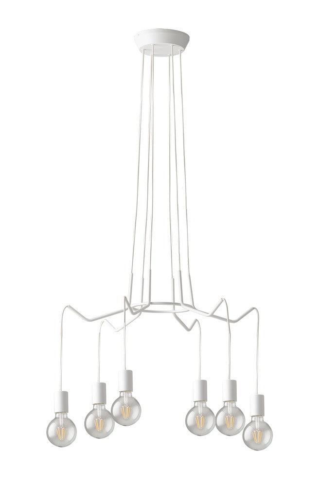 Lustre Habitat blanc (I-HABITAT-S6-BCO)