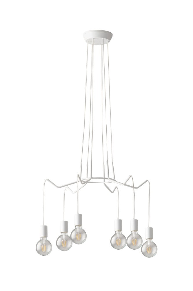 Lustre Habitat blanc (I-HABITAT-S6-BCO)