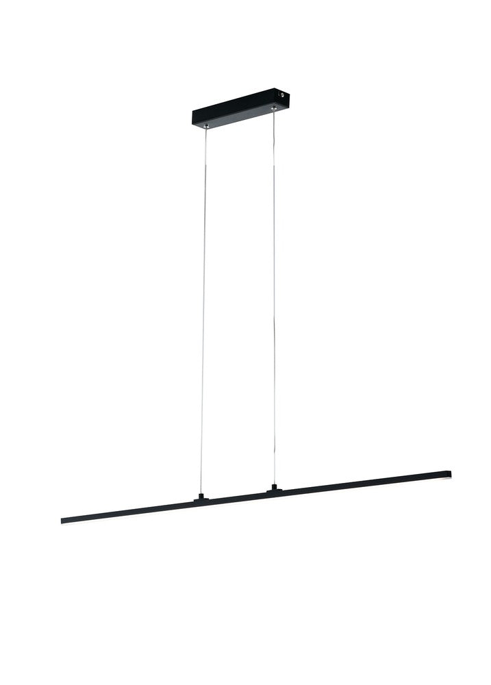 Suspension Shanghai noire, H 150 cm