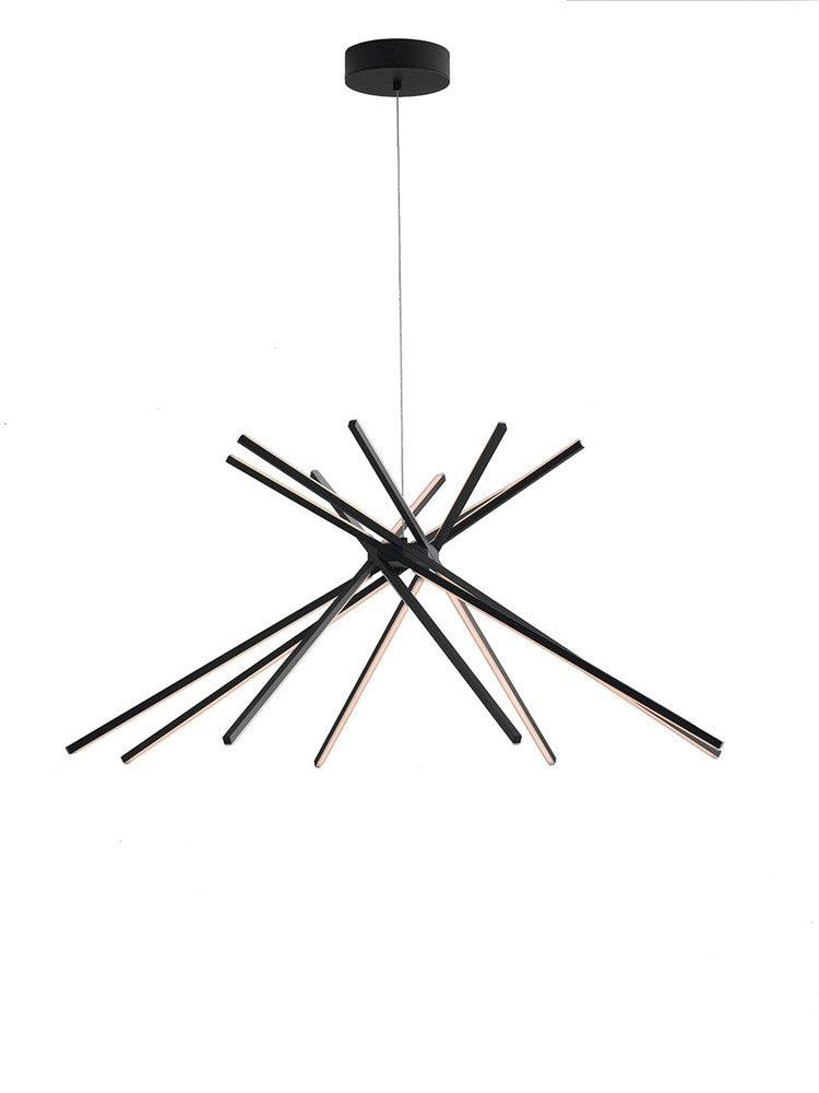 Suspension luminaire | Shanghai Noire H 160 cm