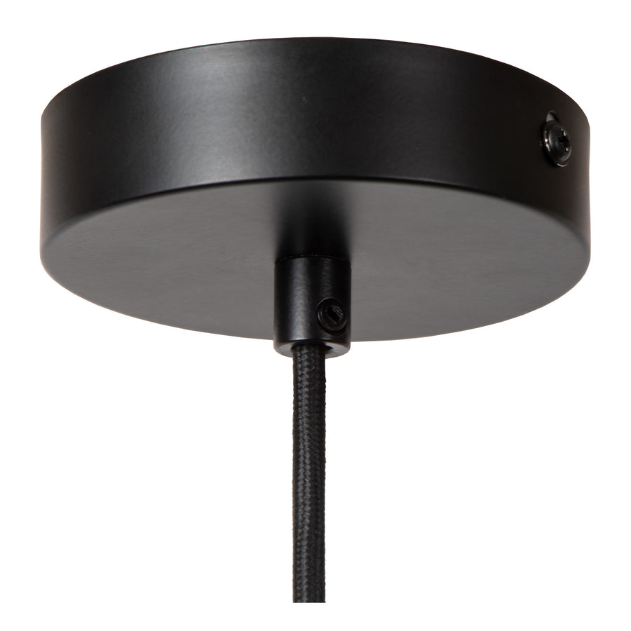 Suspension Jessica rose et noire, coton