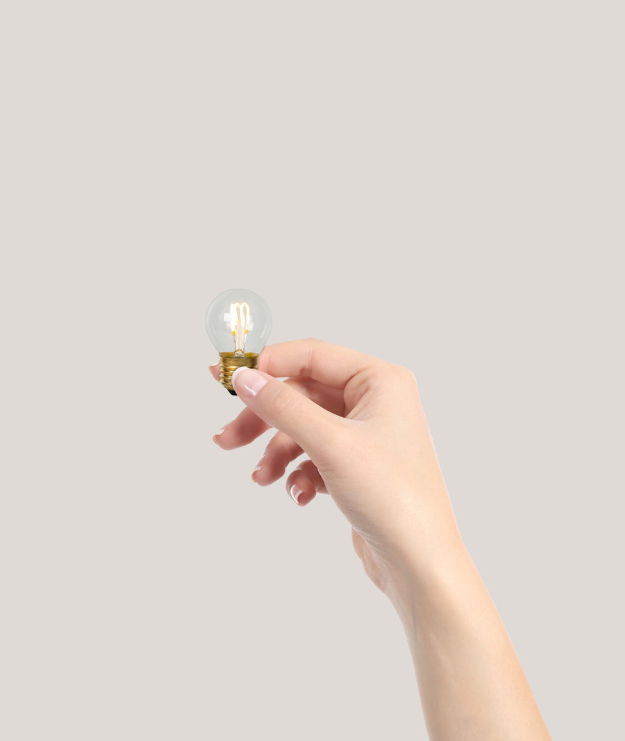 Ampoule LED E27 à filament transparente, 3 W | Lucide