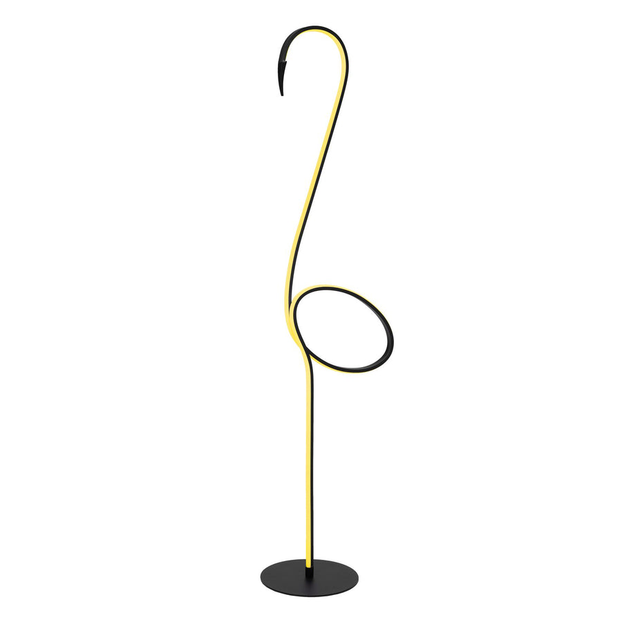 Lampadaire Flamingo noir