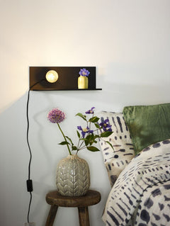 Applique murale Sebo noire