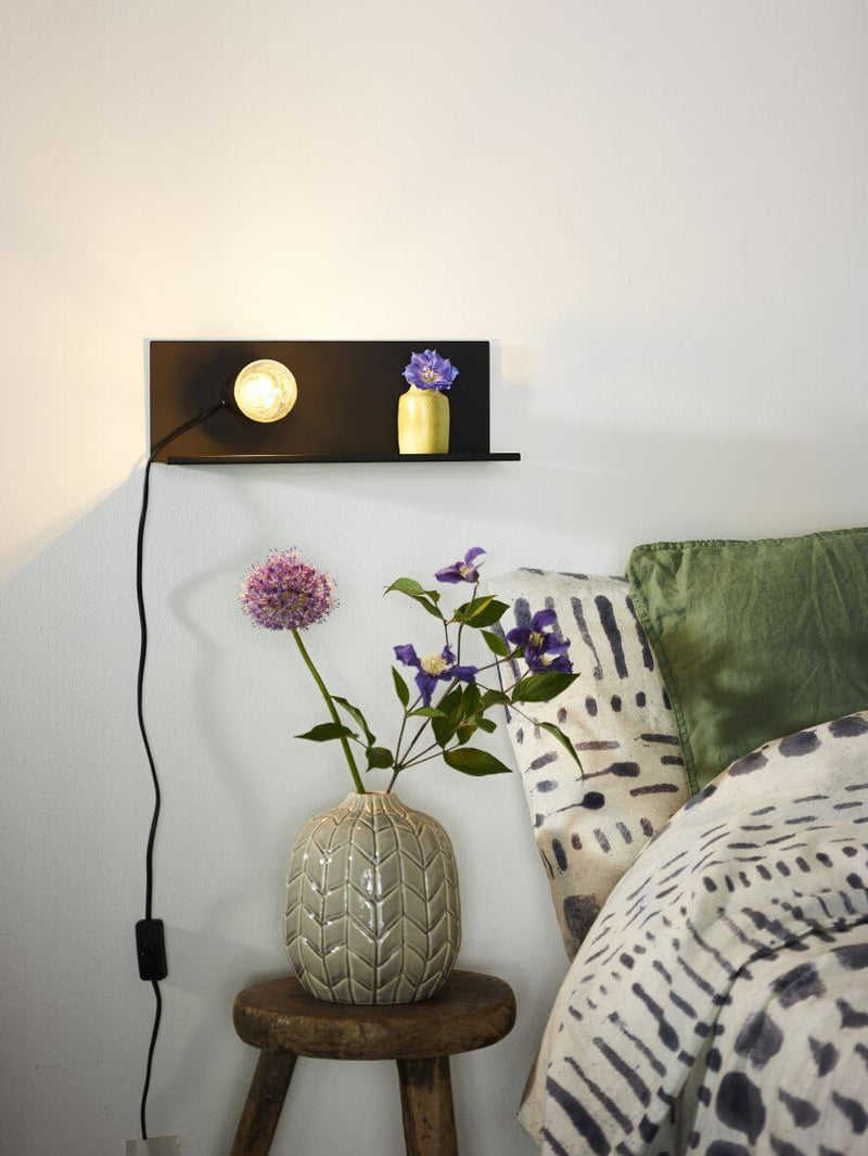 Applique murale Sebo noire