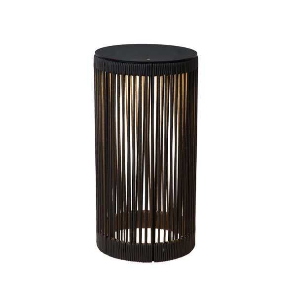 Lampe à poser Pingi noire, H 61,5 cm