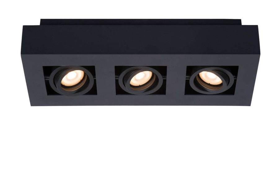 Plafonnier Xirax 3 lumières noir