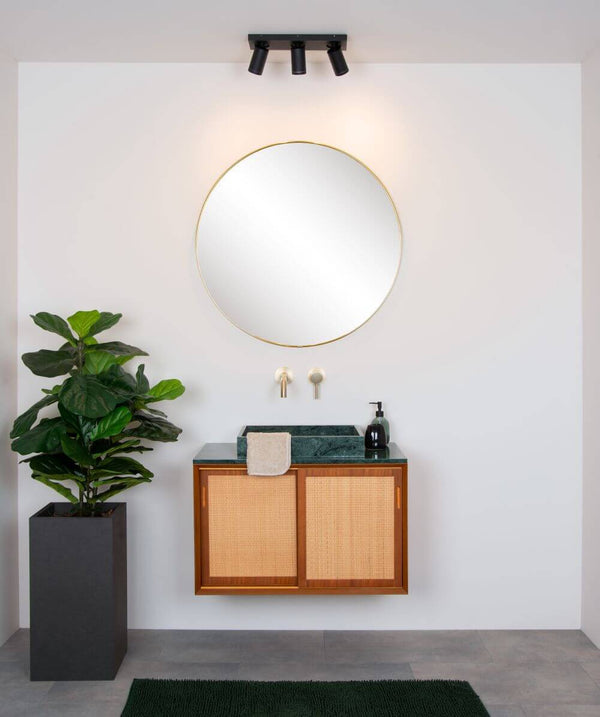 Plafonnier Taylor 3 lumières noir