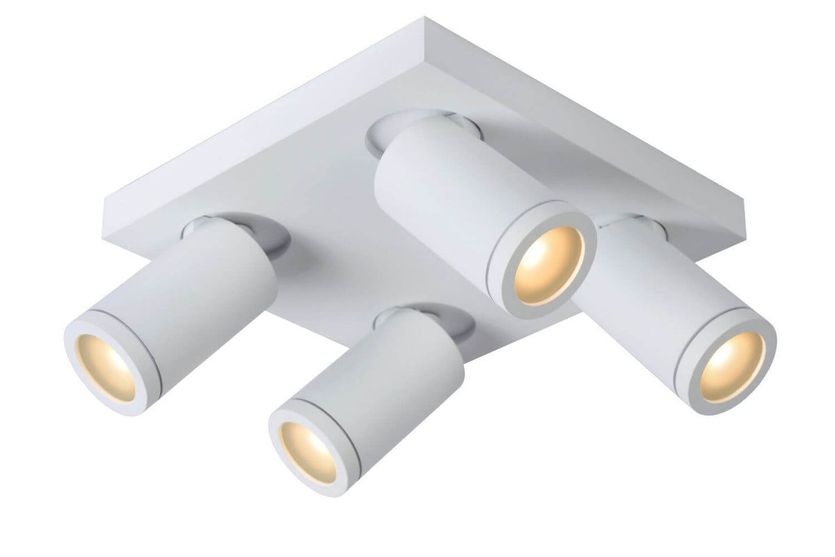 Plafonnier Taylor 4 lumières blanc