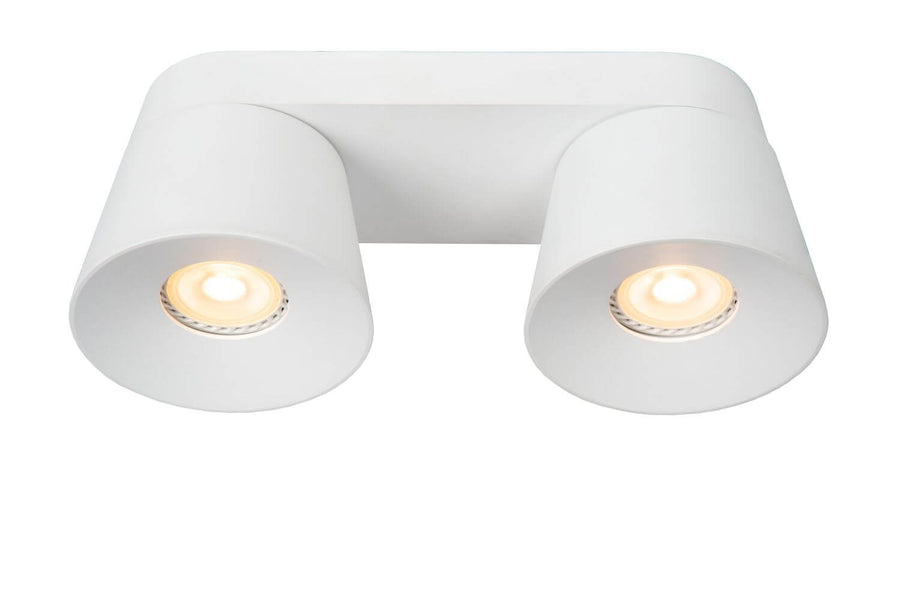 Plafonnier Trigono 2 lumières blanc