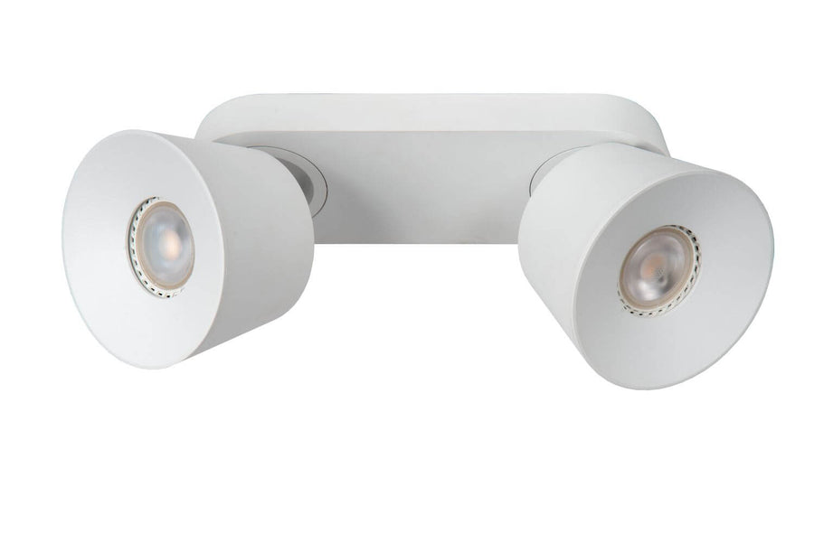 Plafonnier Trigono 2 lumières blanc