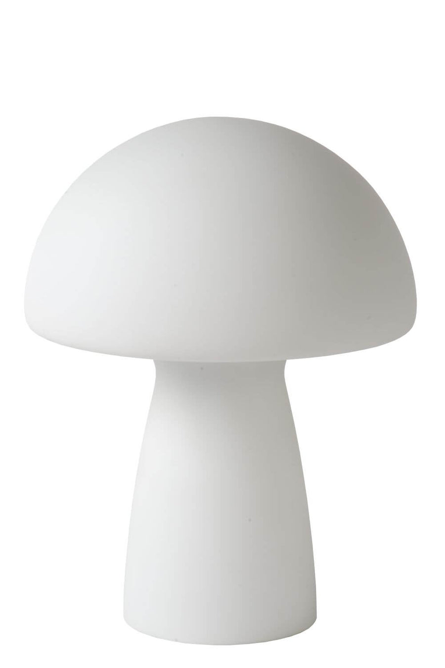 Lampe à poser Fungo opale, verre