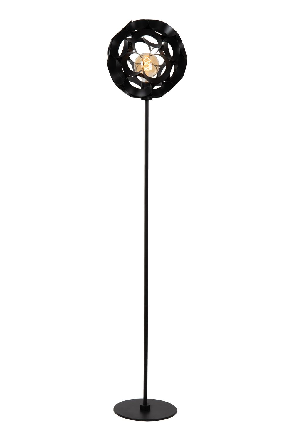 Lampadaire Hannelore noir